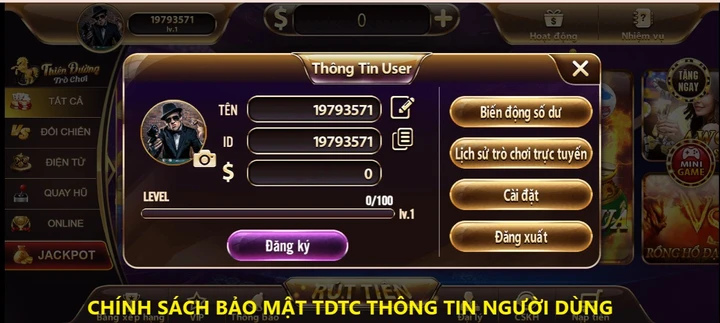 Nội dung chính của Chính sách bảo mật tdtc