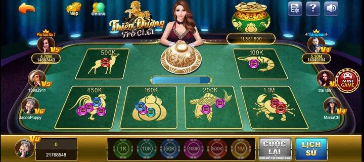 Điểm thu hút của game bầu cua TDTC