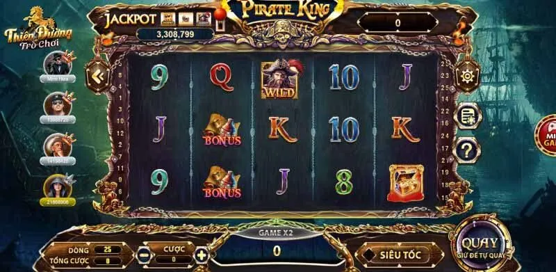 Các biểu tượng đặc biệt trong nổ hũ Pirate king TDTC