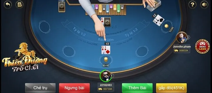 Hướng dẫn các bước chơi Blackjack TDTC chi tiết nhất