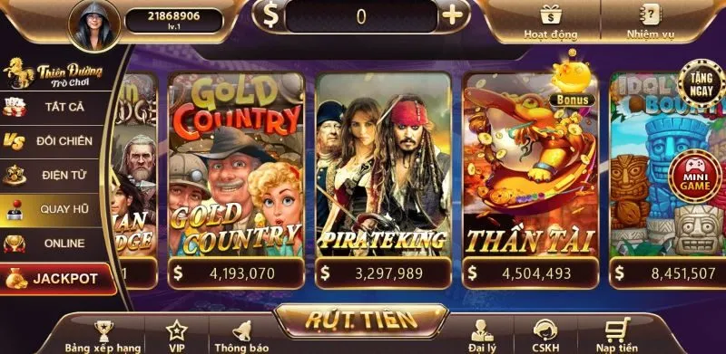 Luật chơi game nổ hũ Pirate king TDTC