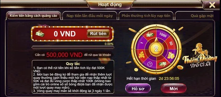 Quyền lợi khi tham gia game bài phỏm TDTC