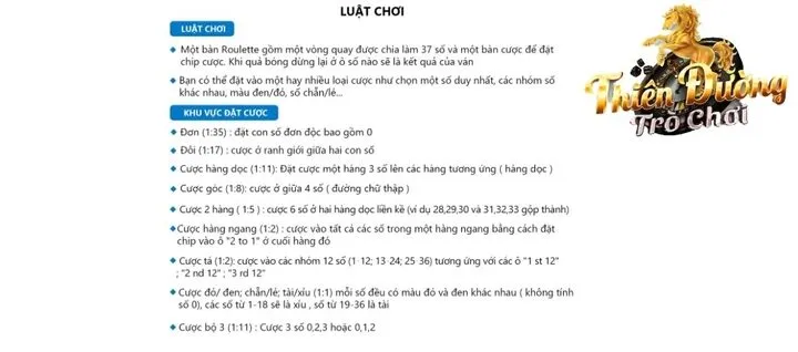 Tìm hiểu về cách chơi Roulette TDTC